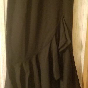 Black Trumpet Style Skirt